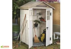 Abri De Jardin En PVC Evo 120 Beige (122x122cm)