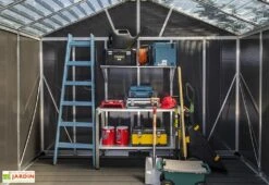 Abri De Jardin En Polycarbonate Et Aluminium Yukon 7 M² -Promos Jardin Garage Magasin abri jardin polycarbonate aluminium yukon 7 m 2