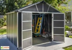 Abri De Jardin En Polycarbonate Et Aluminium Yukon 7 M² -Promos Jardin Garage Magasin abri jardin polycarbonate aluminium yukon 7 m 3