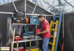 Abri De Jardin En Polycarbonate Et Aluminium Yukon 7 M² -Promos Jardin Garage Magasin abri jardin polycarbonate aluminium yukon 7 m 4