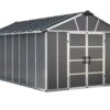 Abri De Jardin En Polycarbonate Et Aluminium Yukon 15 M² - Gris