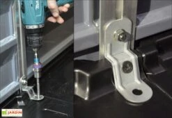 Abri De Jardin Skylight 1,7 M² Gris/Noir | Palram - Canopia 11 Abri De Jardin Skylight 1,7 M² Gris/Noir | Palram - Canopia -Promos Jardin Garage Magasin abri jardin polycarbonate palram skylight deco gris 3 1