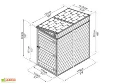 Abri De Jardin Skylight 2,1 M² Pent Ambre | Palram - Canopia -Promos Jardin Garage Magasin abri jardin polycarbonate pent shed palram 1