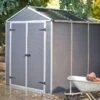 Abri De Jardin En Aluminium Et Polycarbonate 175 Cm – Rubicon Anthracite