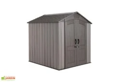 Lifetime Abri De Jardin En Polyéthylène Imitation Bois Et Acier Inox 4,5 M² 7 Lifetime Abri De Jardin En Polyéthylène Imitation Bois Et Acier Inox 4,5 M² -Promos Jardin Garage Magasin abri jardin polyethylene imitation bois acier inox 45m