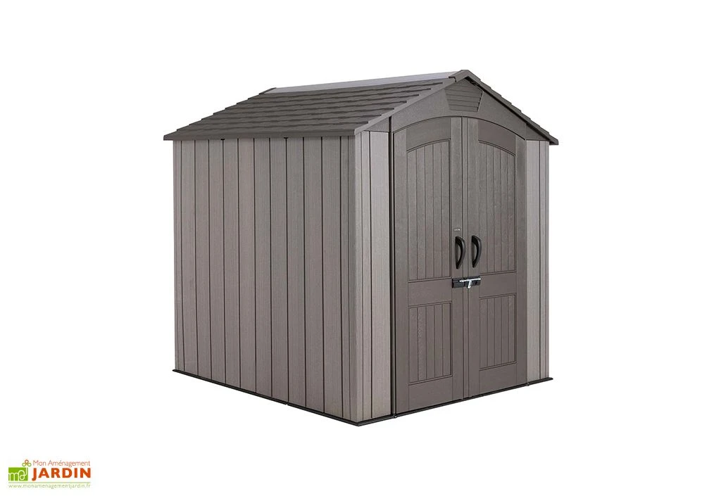 Lifetime Abri De Jardin En Polyéthylène Imitation Bois Et Acier Inox 4,5 M² 2 Lifetime Abri De Jardin En Polyéthylène Imitation Bois Et Acier Inox 4,5 M² – Image 2