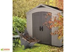 Keter Abri De Jardin Polypropylène 256,5 X 182 Cm - Sydney 86 -Promos Jardin Garage Magasin abri jardin prolypropylene traite 2