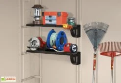 Keter Abri De Jardin Polypropylène 256,5 X 182 Cm - Sydney 86 -Promos Jardin Garage Magasin abri jardin prolypropylene traite 3