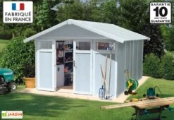 Grosfillex Abri De Jardin PVC Utility 11 -Promos Jardin Garage Magasin abri jardin pvc 11bleu 1