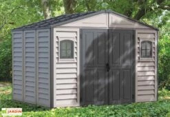 Abri De Jardin En PVC Duramax 8,05 M² Gris