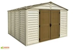 Abri De Jardin En PVC Duramax Beige 10 M² – Woodstyle Premium 10 X 10