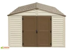 Abri De Jardin En PVC Duramax Beige 13 M² – Woodstyle Premium 10 X 13 -Promos Jardin Garage Magasin abri jardin pvc duramax woodstyle premium 10x13 13m2 4