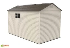 Abri De Jardin En PVC Et Acier Inoxydable Lifetime Landmark 8 M² 9 Abri De Jardin En PVC Et Acier Inoxydable Lifetime Landmark 8 M² -Promos Jardin Garage Magasin abri jardin pvc lifetime landmark 8m2 2 1