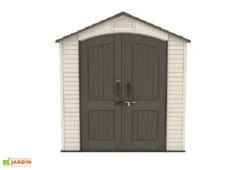 Abri De Jardin En PVC Et Acier Inoxydable Lifetime Landmark 8 M² 8 Abri De Jardin En PVC Et Acier Inoxydable Lifetime Landmark 8 M² -Promos Jardin Garage Magasin abri jardin pvc lifetime landmark 8m2 1