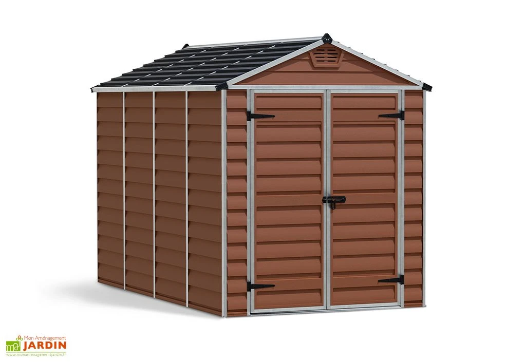 Abri De Jardin Skylight 5,6 M² Ambre | Palram - Canopia 1 Abri De Jardin Skylight 5,6 M² Ambre | Palram - Canopia