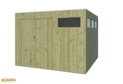 Abri De Jardin En Bois D’épicéa Traité Qube 8,88 M²