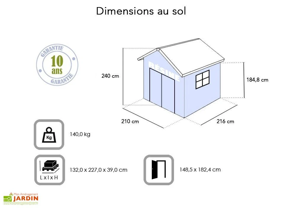 Keter Abri De Jardin PVC Brossium 757 (229x223) 6 Keter Abri De Jardin PVC Brossium 757 (229x223) – Image 6
