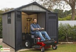 Keter Abri De Jardin PVC Brossium 759 (229x287) 10 Keter Abri De Jardin PVC Brossium 759 (229x287) -Promos Jardin Garage Magasin abri jardin resine gris brossium 759 6