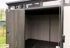 Keter Abri De Jardin En Résine Avec Toit Monopente Brossium 117 - 7,4 M² -Promos Jardin Garage Magasin abri jardin resine monopente keter vue interieure