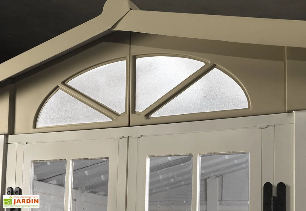 Abri De Jardin En PVC Evo 280 Beige (242x282cm) 3 Abri De Jardin En PVC Evo 280 Beige (242x282cm) – Image 3