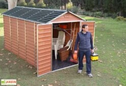 Abri De Jardin Skylight 7 M² Ambre | Palram - Canopia -Promos Jardin Garage Magasin abri jardin skylight ambre 7m2 palram canopia