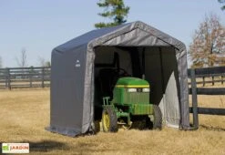 Abri De Jardin Souple En Acier Et Polyéthylène 9 M² 7 Abri De Jardin Souple En Acier Et Polyéthylène 9 M² -Promos Jardin Garage Magasin abri jardin souple acier enduit bache polyethylene 9m2 1