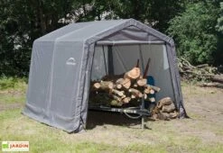 Abri De Jardin Souple En Acier Et Polyéthylène 9 M² 8 Abri De Jardin Souple En Acier Et Polyéthylène 9 M² -Promos Jardin Garage Magasin abri jardin souple acier enduit bache polyethylene 9m2 3