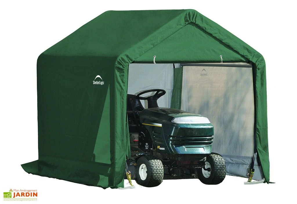 Abri De Jardin En Toile : Polyéthylène Vert 180 X 180 Cm – 3,24 M² 4 Abri De Jardin En Toile : Polyéthylène Vert 180 X 180 Cm – 3,24 M² – Image 4