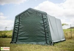 Abri De Jardin En Toile Renforcée Avec Porte Amovible - 305 X 305 Cm 8 Abri De Jardin En Toile Renforcée Avec Porte Amovible - 305 X 305 Cm -Promos Jardin Garage Magasin abri jardin toile polyethylene structure acier epoxy 305x305x244cm etanche porte amovible 3