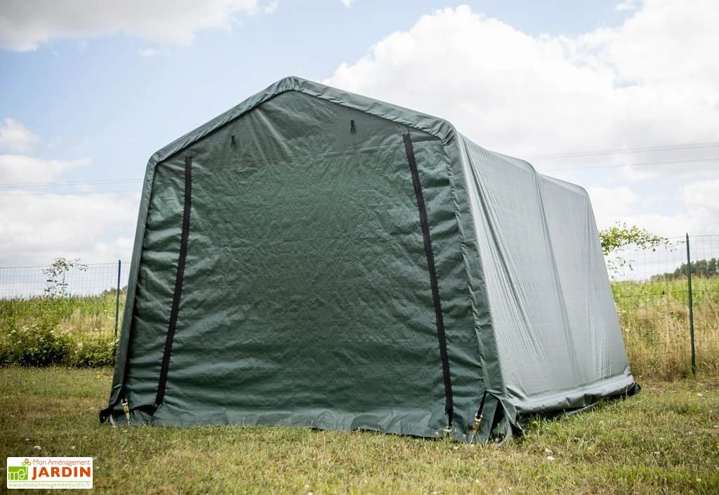 Abri De Jardin En Toile Renforcée Avec Porte Amovible - 305 X 305 Cm 3 Abri De Jardin En Toile Renforcée Avec Porte Amovible - 305 X 305 Cm – Image 3