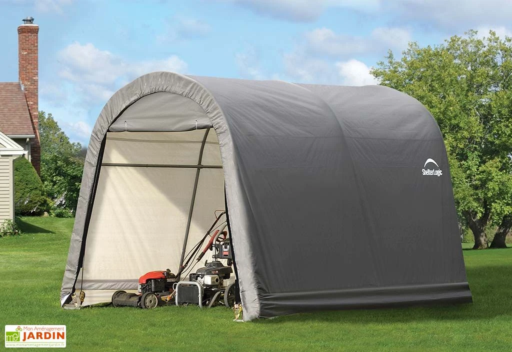 Abri De Jardin En Toile Polyéthylène Et Acier 9 M² 2 Abri De Jardin En Toile Polyéthylène Et Acier 9 M² – Image 2