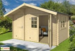 Abri De Jardin En Bois D’épicéa Brut 9,5 M² – Wynand 1