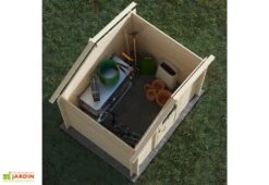 Abri De Jardin En Bois D’épicéa Brut Juno – 4,9 M² 6 Abri De Jardin En Bois D’épicéa Brut Juno – 4,9 M² -Promos Jardin Garage Magasin abri juno 4m2 dans jardin toit ouvert