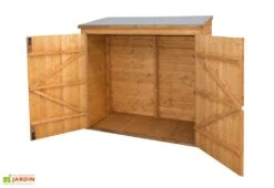 Coffre De Rangement En Bois Pour 2 Vélos 182x82x164cm (l,l,h) 7 Coffre De Rangement En Bois Pour 2 Vélos 182x82x164cm (l,l,h) -Promos Jardin Garage Magasin abri velo bois rowlinson 2