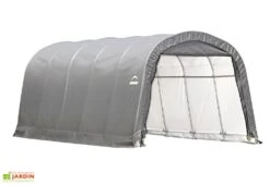 Abri Voiture En Toile : Polyéthylène Gris 610 X 370 Cm – 22,57 M² 11 Abri Voiture En Toile : Polyéthylène Gris 610 X 370 Cm – 22,57 M² -Promos Jardin Garage Magasin abri voiture toile gris shelter logic 22m2