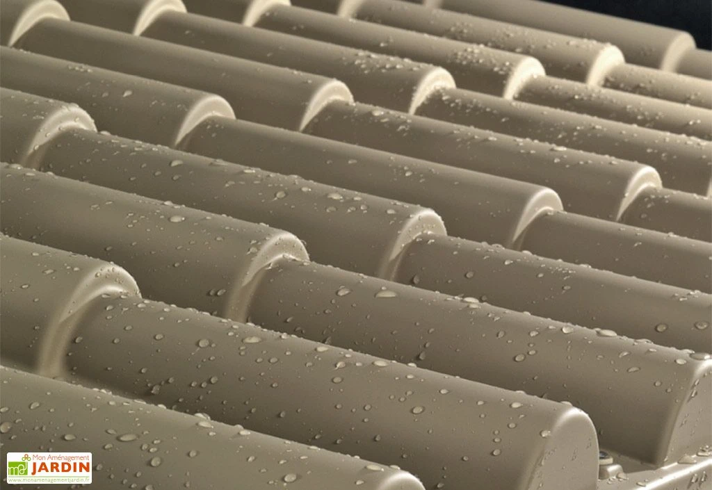 Abri De Jardin Mural En PVC Evo 100 Beige (82x122cm) 5 Abri De Jardin Mural En PVC Evo 100 Beige (82x122cm) – Image 5