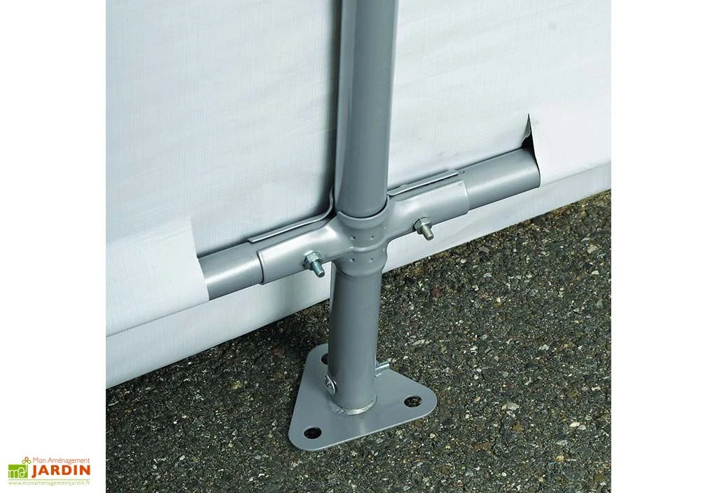 Abri De Jardin En Toile Polyéthylène Et Acier 5,76 M² 2 Abri De Jardin En Toile Polyéthylène Et Acier 5,76 M² – Image 2