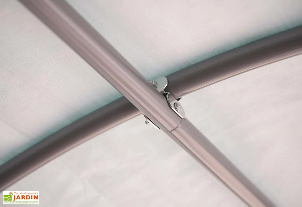 Garage En Toile Polyéthylène Et Acier 18,3 M² 2 Garage En Toile Polyéthylène Et Acier 18,3 M² – Image 2