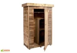 Armoire De Jardin En Bois L.131 X P.69 X H.200 Cm Ep.15 Mm - Theo 6 Armoire De Jardin En Bois L.131 X P.69 X H.200 Cm Ep.15 Mm - Theo -Promos Jardin Garage Magasin armoire forest style theo 1