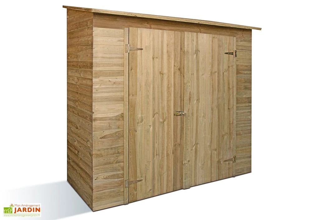 Armoire De Jardin Bois Adossable 196 X 84 Cm - Sanova 1 Armoire De Jardin Bois Adossable 196 X 84 Cm - Sanova