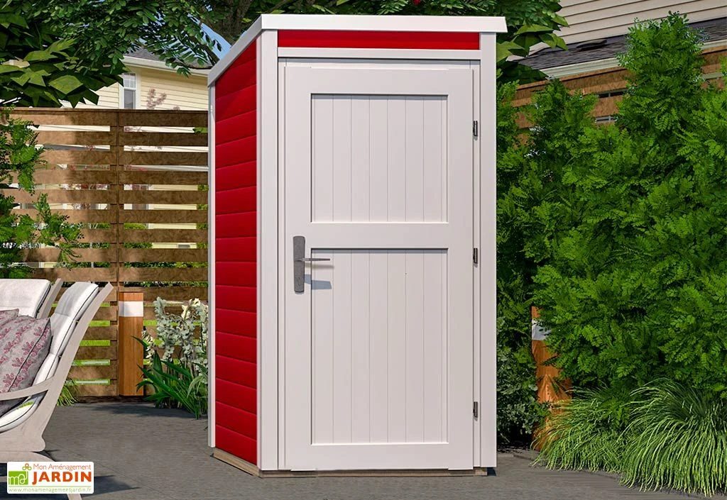 Armoire De Jardin En Bois D’Épicéa 95 X 102 X 200 Cm (4 Coloris) 2 Armoire De Jardin En Bois D’Épicéa 95 X 102 X 200 Cm (4 Coloris) – Image 2