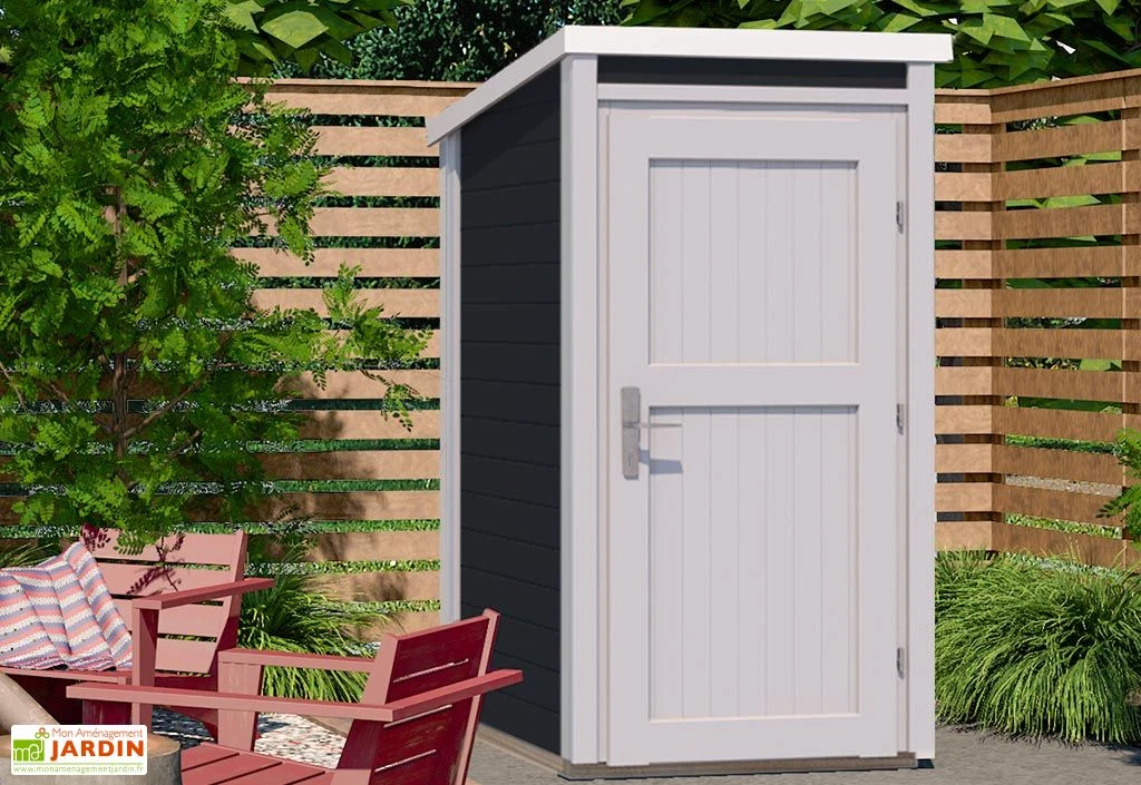 Armoire De Jardin En Bois D’Épicéa 95 X 102 X 200 Cm (4 Coloris) 4 Armoire De Jardin En Bois D’Épicéa 95 X 102 X 200 Cm (4 Coloris) – Image 4