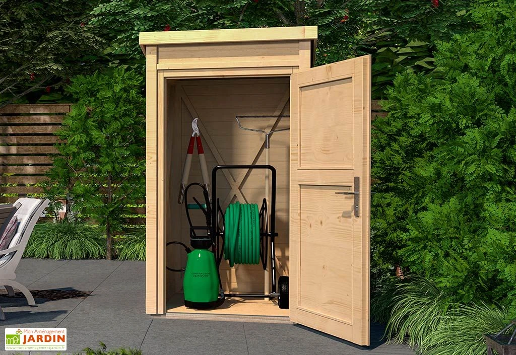 Armoire De Jardin En Bois D’Épicéa 95 X 102 X 200 Cm (4 Coloris) 1 Armoire De Jardin En Bois D’Épicéa 95 X 102 X 200 Cm (4 Coloris)