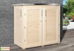 Armoire De Jardin En Bois D’épicéa 1,2 M²