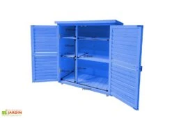 Armoire De Jardin En Bois Lasuré Bleu 87 X 46,5 X 95 Cm 9 Armoire De Jardin En Bois Lasuré Bleu 87 X 46,5 X 95 Cm -Promos Jardin Garage Magasin armoire jardin bois lasure bleu 87 x 46 5 x 95 cm 2