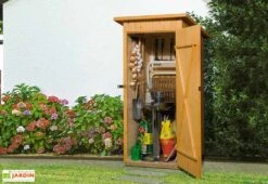Armoire De Jardin Bois 14 Mm + Plancher Massif : 83 X 85 X 195 Cm 4 Armoire De Jardin Bois 14 Mm + Plancher Massif : 83 X 85 X 195 Cm -Promos Jardin Garage Magasin armoire jardin bois napel 1 porte