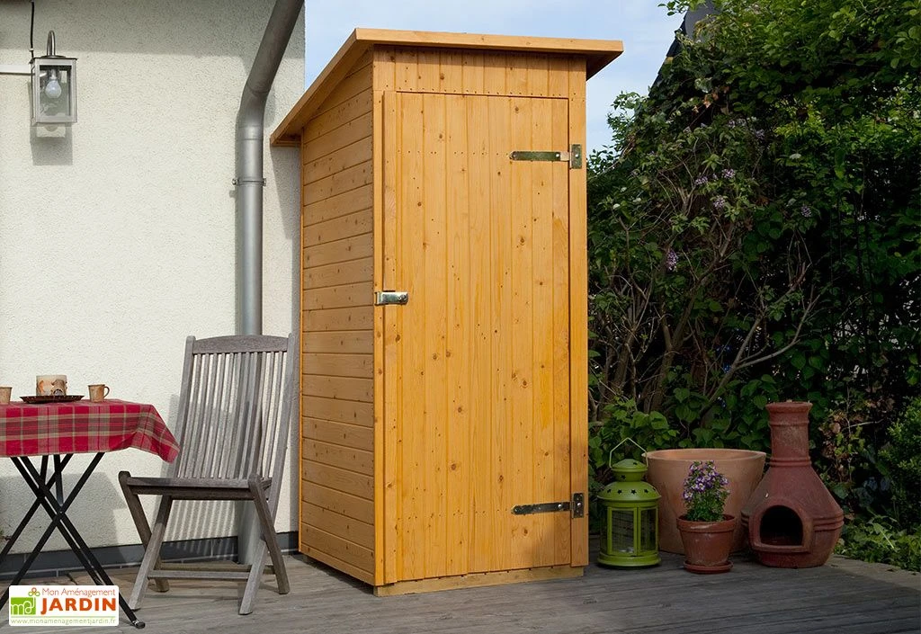 Armoire De Jardin Bois 14 Mm + Plancher Massif : 83 X 85 X 195 Cm 1 Armoire De Jardin Bois 14 Mm + Plancher Massif : 83 X 85 X 195 Cm