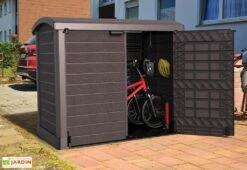 Armoire De Jardin En Résine – 1 200 L 8 Armoire De Jardin En Résine – 1 200 L -Promos Jardin Garage Magasin armoire rangement jardin