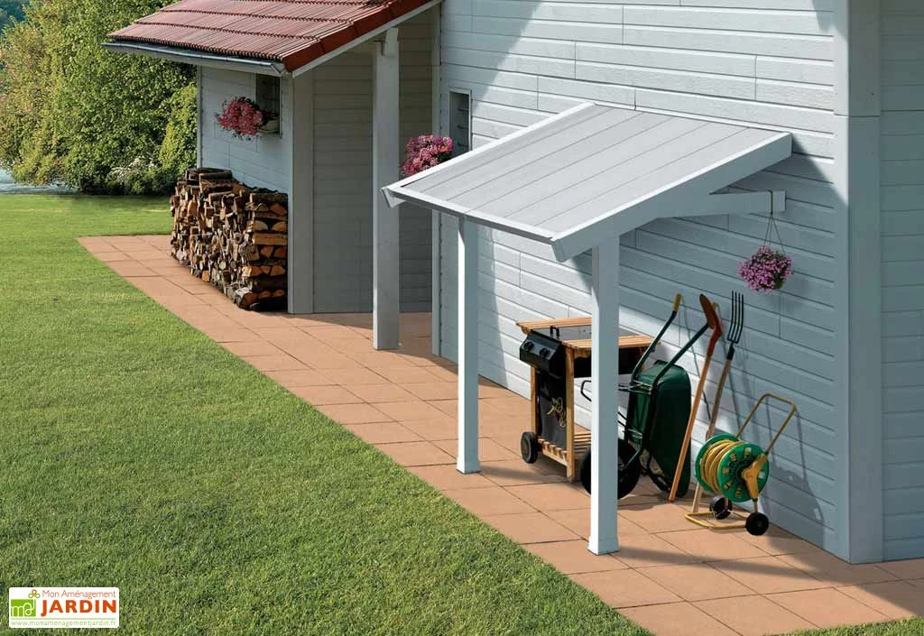 Grosfillex Auvent Pour Abri De Jardin PVC 3 Grosfillex Auvent Pour Abri De Jardin PVC – Image 3