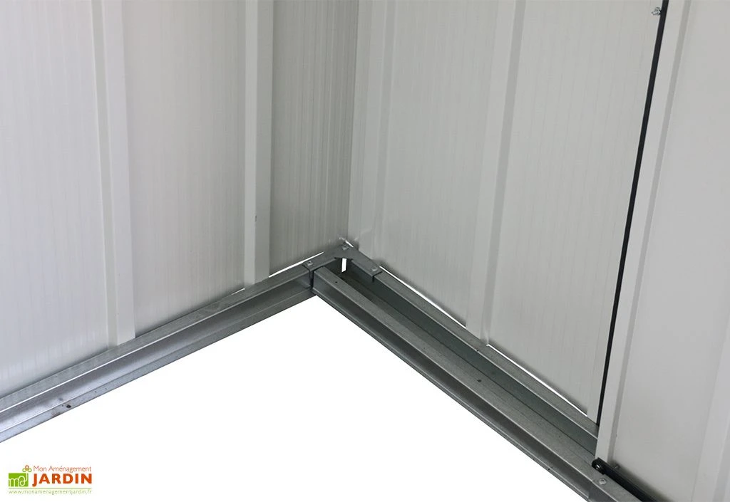 Abri De Jardin En Métal Galvanisé Anthracite Duramax 9 M² 5 Abri De Jardin En Métal Galvanisé Anthracite Duramax 9 M² – Image 5